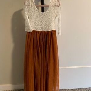 Girls flower girl dress